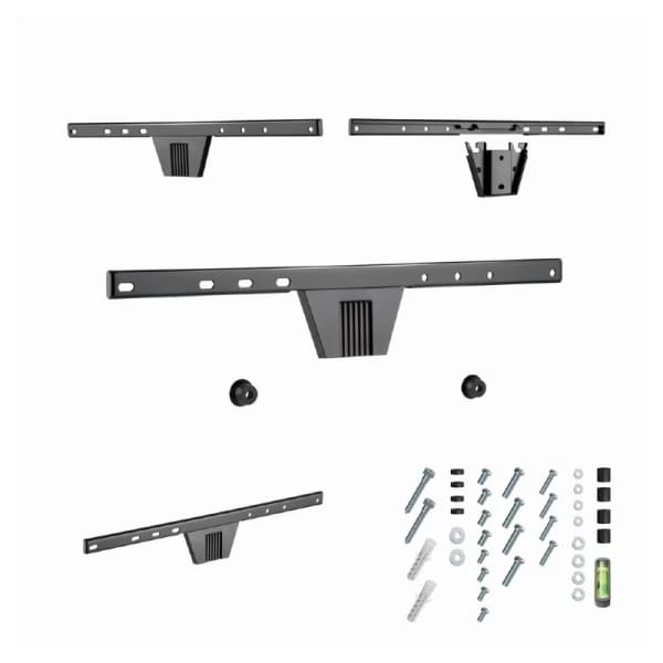 Support mural Gembird pour téléviseur mince 37”-80” 50 kg -Noir -(WM-S80F-01)