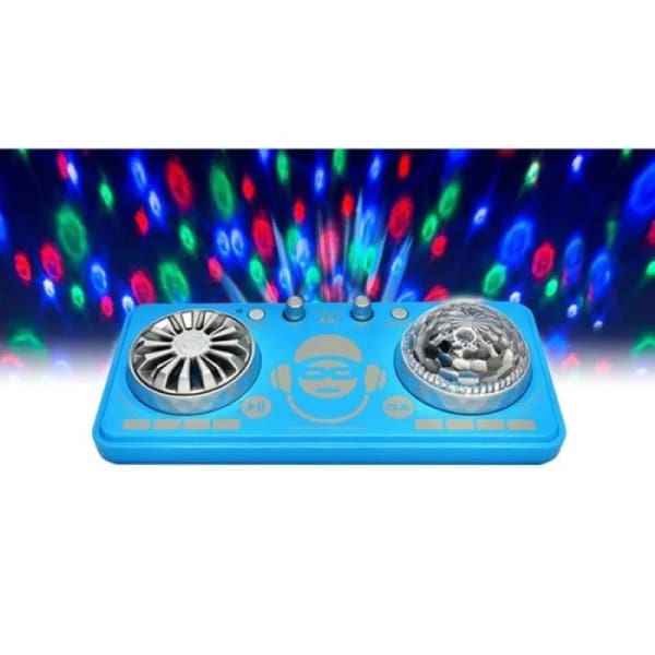 Table De Mixage Sans Fil Bigben Avec Lumineux Et Micro – Bleu (XD1BL)