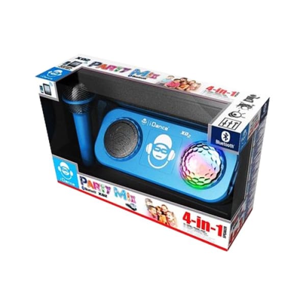 Table De Mixage Sans Fil BIGBEN Disco Light Avec et micro - Bleu (XD2BL)
