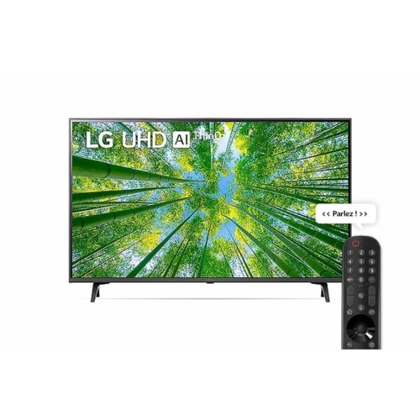 Téléviseur LG 43p Ultra HD 4K Smart (43UQ80006LD)