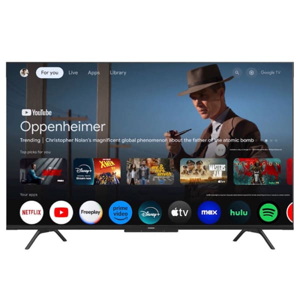 Téléviseur TELEFUNKEN 55’’ QLED 4K SMART GOOGLE TV AVEC RECEPTEUR INTEGRE (TV55G4E)