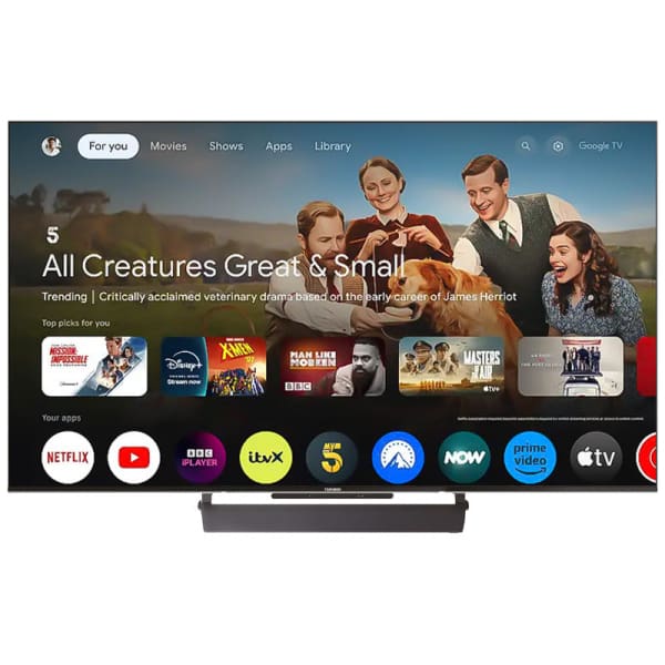 Téléviseur TELEFUNKEN 75p QLED GOOGLE TV 4K (TV75G4E)