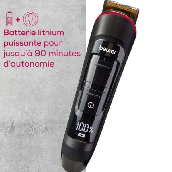 Tondeuse A Barbe Rechargeable BEURER Noir (MN4X)