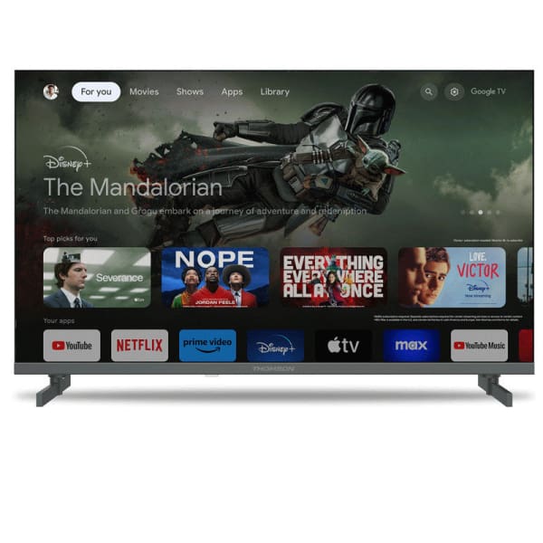 Tv Thomson 65’’ QLED Side Feet Google Noir (65QG4S14)