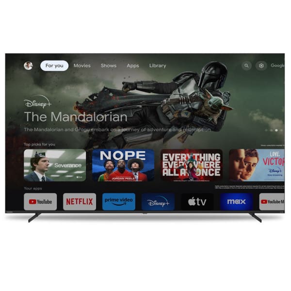 TV Thomson 85’’ QLED 4K UHD Google Tv Noir (85QG7S14)