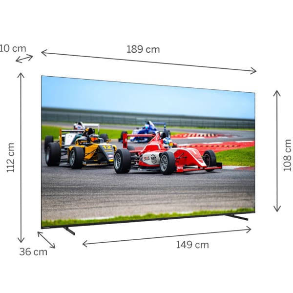 TV Thomson 85’’ QLED 4K UHD Google Tv Noir (85QG7S14)