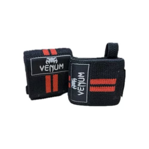 Venum Hyperlift Protège Poignet de Musculation Mixte (Noir Rouge)