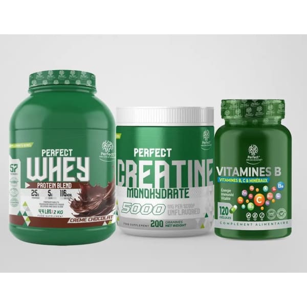 whey + creatine + vitamine b