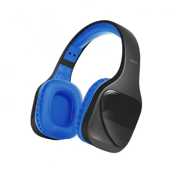 Casque Micro PROMATE nova sans fil stéréo Hi-Fi Bluetooth - Bleu