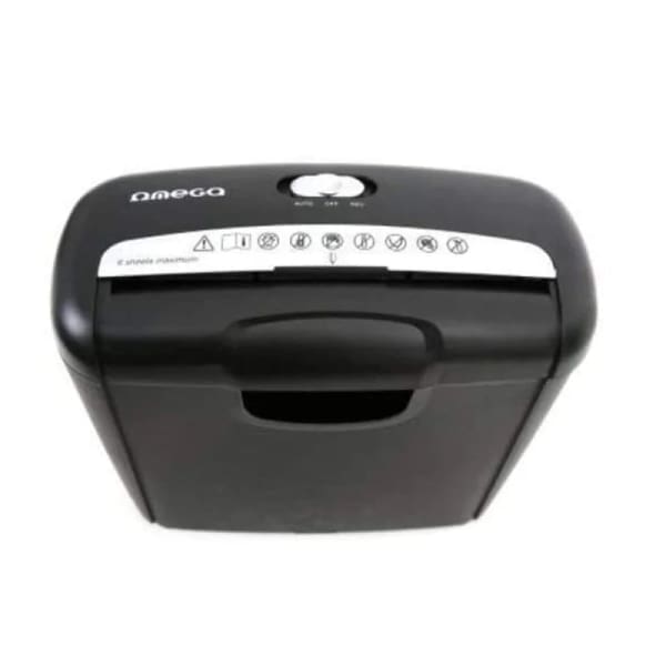 Destructeur papiers OMEGA noir (ONP601S)