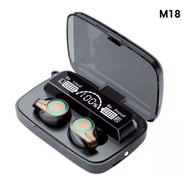 Ecouteurs sans fil 5.1 noir (M18)