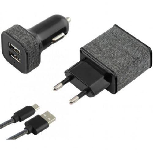 Pack chargeurs KSIX noir & gris (BXCRDUT01)