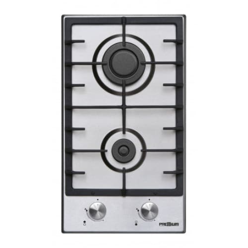 Plaque à Gaz PREMIUM 2 Feux 30Cm Inox (AP32.GX01)