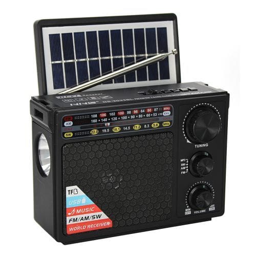 Radio portable NNS Solaire (NS-2033SL) - Noir