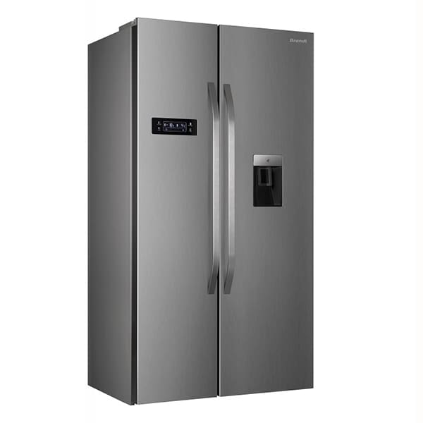 Réfrigérateur BRANDT 617L side by NoFrost Inox (BFA701YDX)