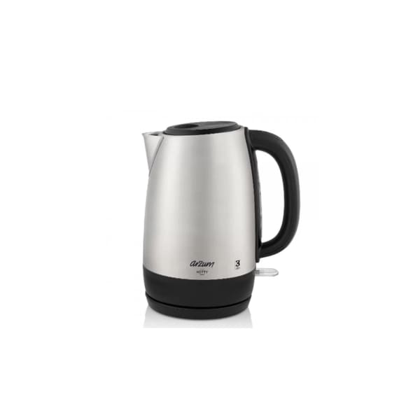 Bouilloire ARZUM 1,7L-2200W Inox & noir (AR3074)